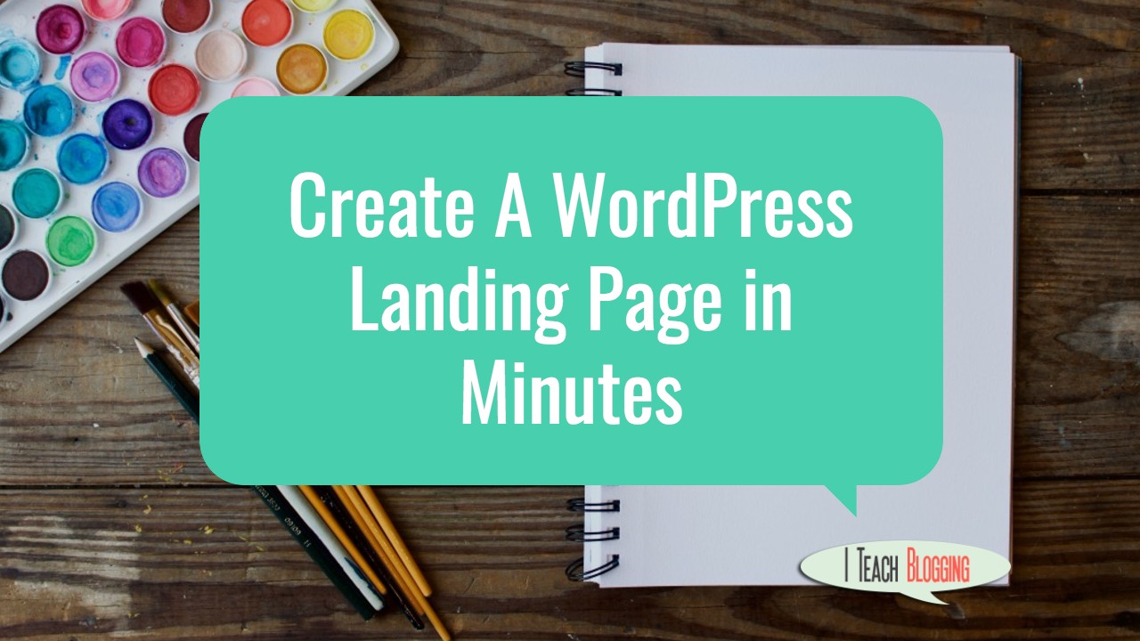 How To Quickly Build A Landing Page In WordPress How To Quickly Build A Landing Page In WordPress
