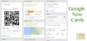 What a Google Now card looks like