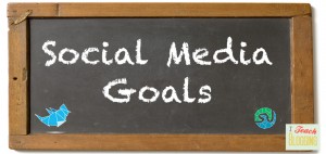 tips on setting social media goals for your blog https://iteachblogging.com/