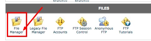 access htaccess file from cpanel