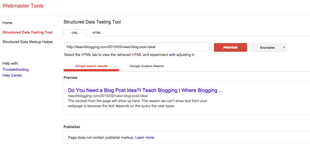 How does your blog title look on Google