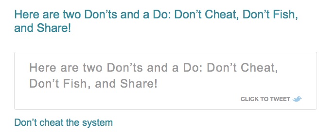 What is click to tweet