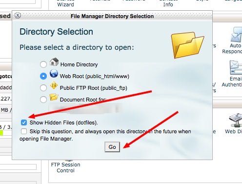 how to fix WordPress memory limit error Access WP php error cPanel