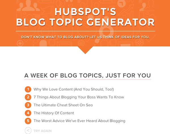 blog topics