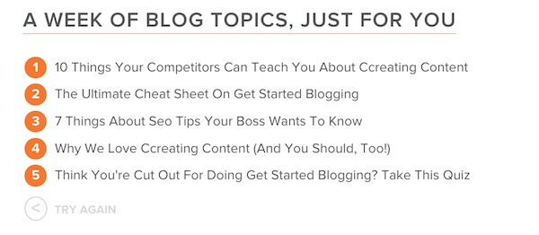 blog topic ideas