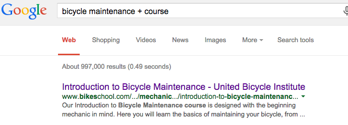 use Google to find long tail keywords