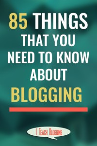 85 Tips on Blogging