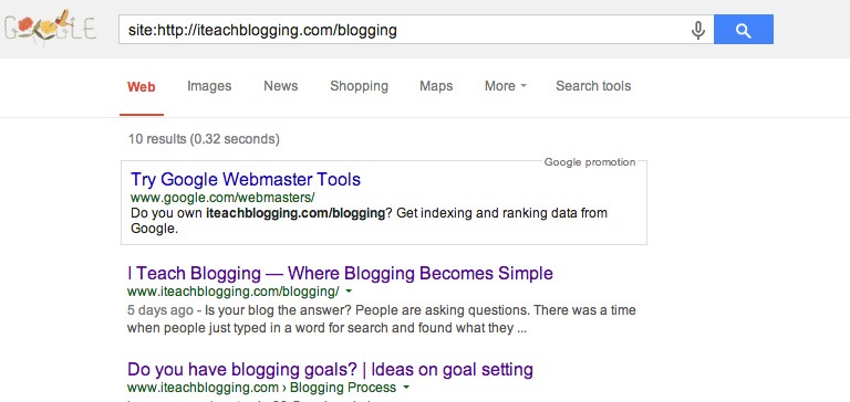 Is your site indexed on Google?