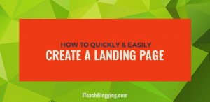 Thrive Landing Pages Tutorial