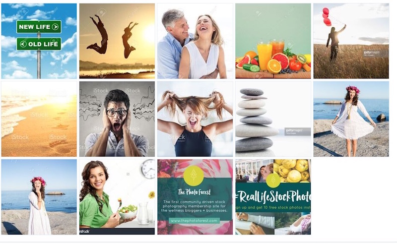 Don't use stock photos on your website